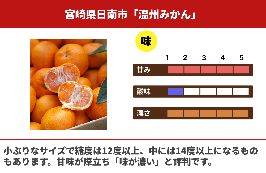 【日南市産】ネイバーフッド 「温州みかん」|宮崎県日南市の商品画像2