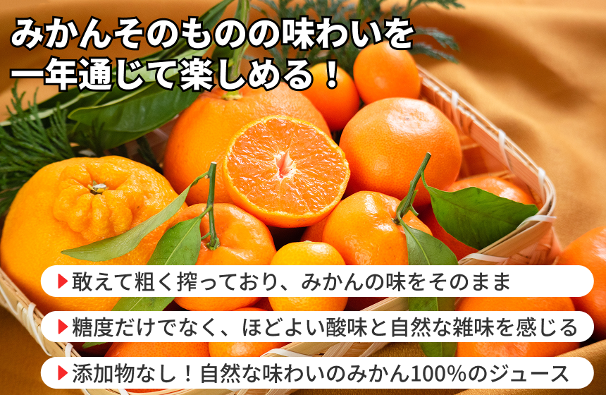 【日南市産】ネイバーフッド「まる搾りみかんジュース」の商品画像4