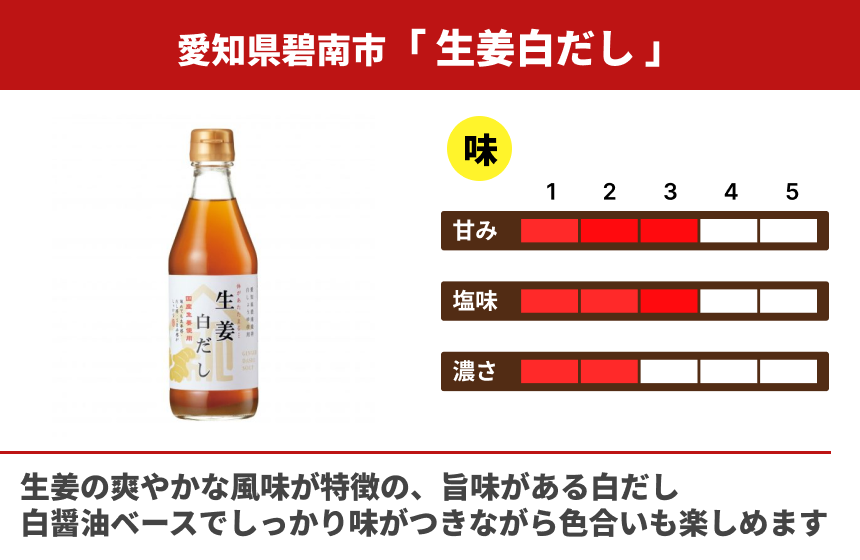 【白だし】生姜白だしの商品画像3